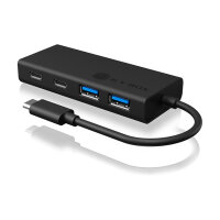 USB HUB 5Port ICY BOX 2xUSB3.0 2xUSB-C 1xUSB Power...