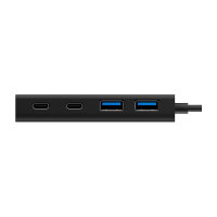 USB HUB 5Port ICY BOX 2xUSB3.0 2xUSB-C 1xUSB Power Delivery 60W SuperSpeed passiv Black