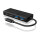 USB HUB 5Port ICY BOX 2xUSB3.0 2xUSB-C 1xUSB Power Delivery 60W SuperSpeed passiv Black