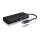 USB HUB 5Port ICY BOX 2xUSB3.0 2xUSB-C 1xUSB Power Delivery 60W SuperSpeed passiv Black