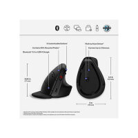 HP 925 Ergonomic Vertical Wireless Mouse