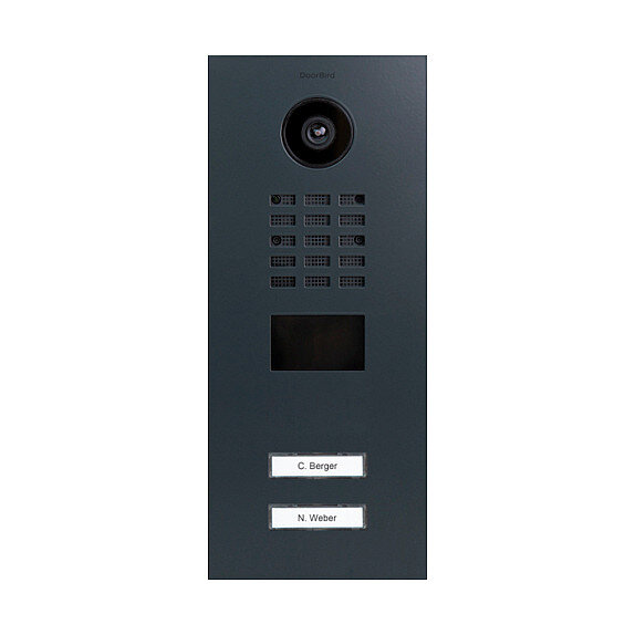 DoorBird D2102V IP Video Türstation V4A Edelstahl, RAL 7016