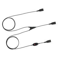 Jabra Supervisorkabel: QD auf 2x QD (incl. Mute-Switch)
