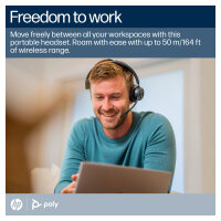HP Poly BT Headset Voyager 4310 UC Mono USB-C Teams mit Stand