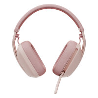 Logitech Zone Vibe 100 Headset full size Bluetooth wireless rose