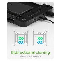 ICY BOX Dockingstation 6.4cm (2.5) & SATA & M.2 NVMe - USB 3.2