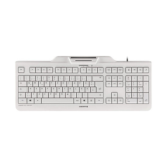 Cherry KC 1000 SC Corded GB-Layout weiß/grau Smartcard