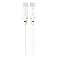 4smarts USB-C / USB-C Silikon-Kabel High Flex 60W 1.5m Wei