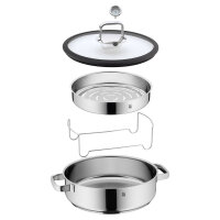 WMF Vitalis Dampfgarer mit Glasdeckel 28cm