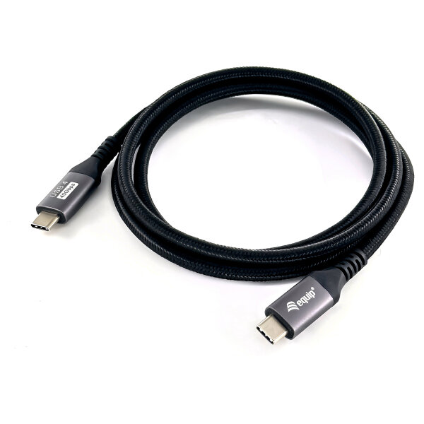 Equip Kabel USB-C 4.0 -> C St/St 1.20m 5A 8K/60Hz sw