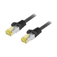 Equip Patchkabel Cat6A S/FTP 2xRJ45 1.00m Outdoor schwarz