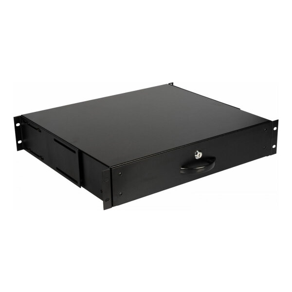 Equip Schublade 19" für Serverschränke 2U. abschließbar sw