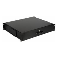 Equip Schublade 19" für Serverschränke 2U. abschließbar sw