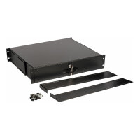 Equip Schublade 19" für Serverschränke 2U. abschließbar sw