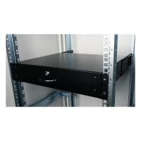 Equip Schublade 19" für Serverschränke 2U. abschließbar sw