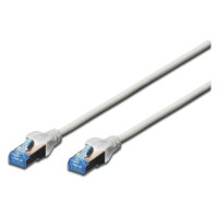 DIGITUS Patchkabel Cat5e SF/UTP Ste. RJ45 5,00m grau...