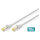 DIGITUS CAT 6A S/FTP Patchkabel, 10 Stück, 0,25m, grau