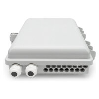 DIGITUS FTTH Box für 16 LC/DX oder SC/SX Kupplungen