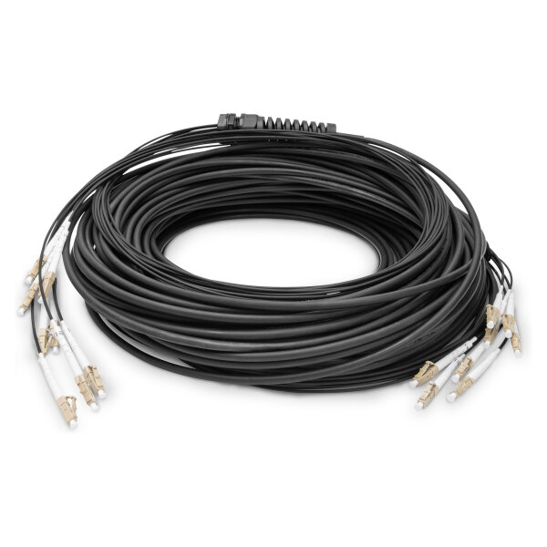 DIGITUS LWL Patchkabel LC->UPC 75m Vorkonfektioniert OM4 8