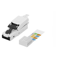 DIGITUS RJ45-Stecker Cat6a für Feldanwendungen...