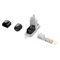 DIGITUS RJ45-Stecker Cat6a für Feldanwendungen ungeschirmt