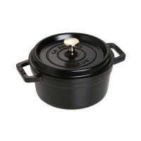 Staub La Cocotte 20cm rund. schwarz. Gusseisen