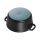 Staub La Cocotte 20cm rund. schwarz. Gusseisen