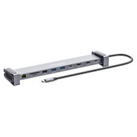 MANHATTAN 10-in-1 4K USB-C PD Dockingstation 2xHDMI