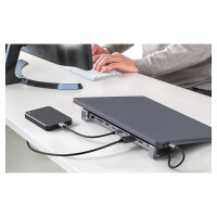 MANHATTAN 10-in-1 4K USB-C PD Dockingstation 2xHDMI