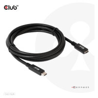 Club3D Kabel USB 3.2 Typ C 2m Verlängerung 5Gbps St/Bu