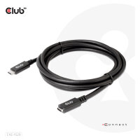 Club3D Kabel USB 3.2 Typ C 2m Verlängerung 5Gbps St/Bu