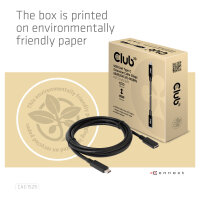 Club3D Kabel USB 3.2 Typ C 2m Verlängerung 5Gbps St/Bu