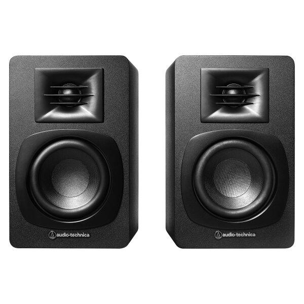 Audio Technica Aktive Regallautsprecher AT-SP3X (schwarz. Bluetooth 5.3)