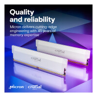 Crucial Pro 6400 Kit 32GB 2x16GB UDIMM CL38 W Overclocking