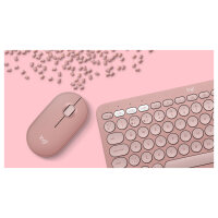 Logitech Pebble 2 Combo, Rosa, Deutsch, 920-012205