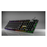 Incase Gaming Tastatur IKG-446 Regenbogen, RGB, dt. Layout retail