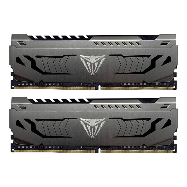 Patriot DIMM 3200 (2x 8 GB) Dual-Kit (grau, PVS416G320C6K, Viper Steel, INTEL XMP)