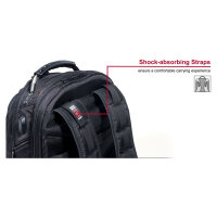 WENGER Ibex Ballistic Deluxe 35.56cm 14Zoll-40.64cm 16Zoll Laptop Backpack Black