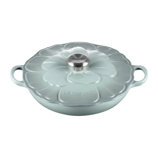 Le Creuset Gourmet-Profitopf Blume 26 cm sea salt