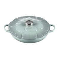Le Creuset Gourmet-Profitopf Blume 26 cm sea salt