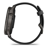 Garmin Venu 4 45mm Silikon-Armb. schwarz/schiefergr