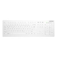 Cherry Medical Wireless AK-C8112F-FU1-W/GE - wischdesinfizierbar - 105 Tasten - deutsch - weiß