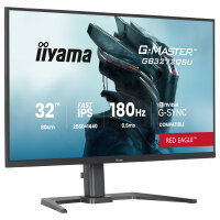 80,0 cm/31,5" (2560x1440) iiyama G-MASTER GB3272QSU-B1 16:9 IPS 0,5 ms 180 Hz HDMI ×2 DisplayPort USB-Hub VESA Speaker Black