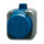 BUSCH JAEGER BJ 2300EWDI Steckdose m.Klappdeckel wasserdicht Busch-Duro 2000 WDI IP66