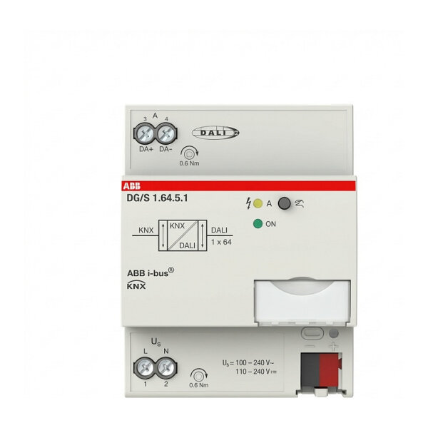 ABB Stotz S&J DALI-Gateway Premium, 1fach, REG DG/S1.64.5.1 (2CDG110273R0011)
