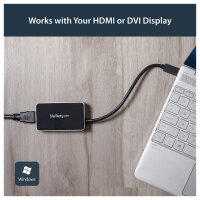 D StarTech USB 3 TO HDMI W/ USB HUB