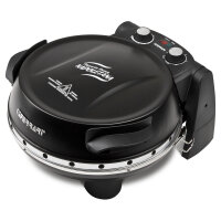 G3Ferrari Pizzaofen Napoletana (schwarz, 1.200 Watt, fr Pizza 31cm, 2 Steine)