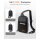 inateck Umhängetasche FB01003 black 24,5cm * 14cm * 5,5cm