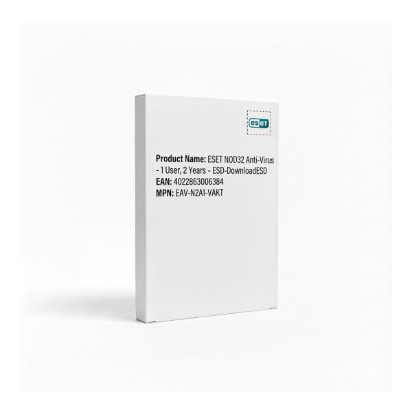 ESET NOD32 Anti-Virus - 1 User, 2 Years - ESD-Download
