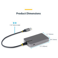 StarTech 4-PORT USB-A HUB 5GBPS